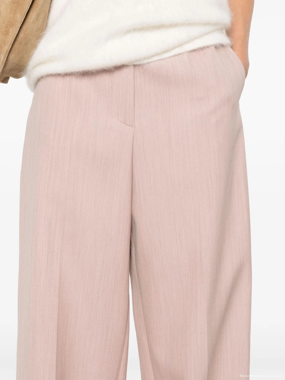 Cheap low-waist Stella McCartney Women straight-leg trousers 0808